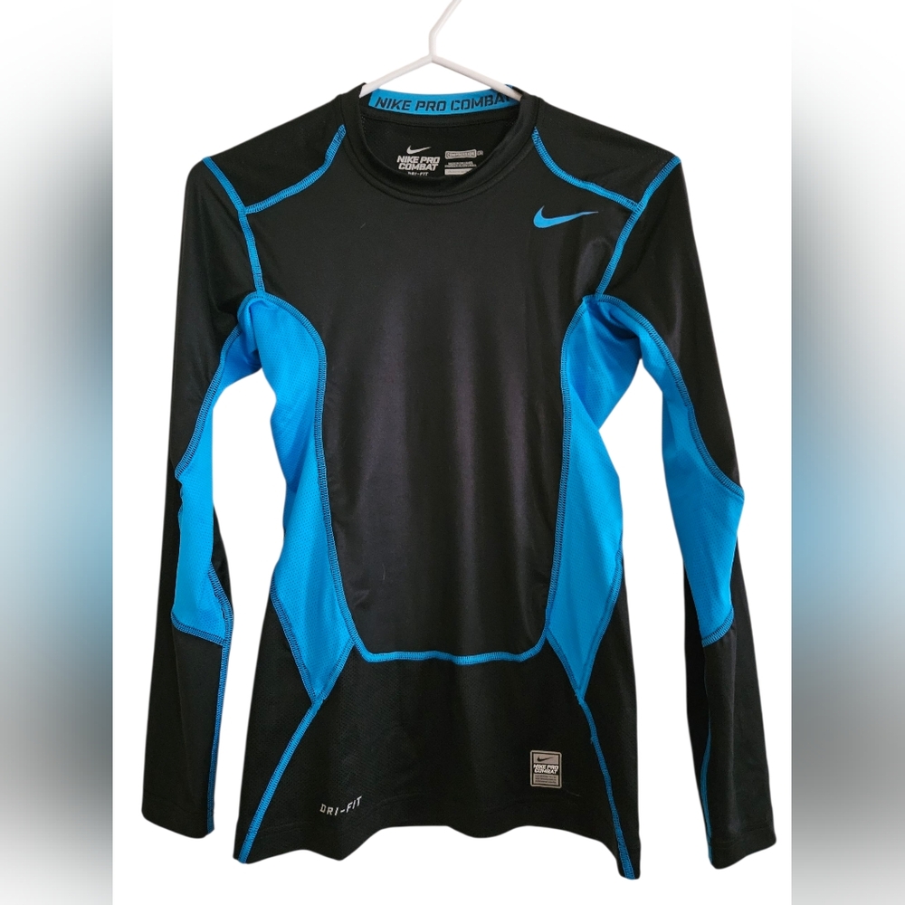 Nike Pro Combat  Dri Fit Long Sleeve Tee